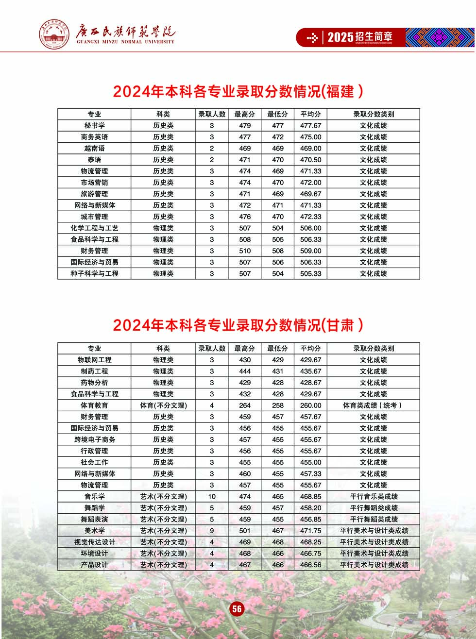 廣西民族師范學院－2025年招生簡章