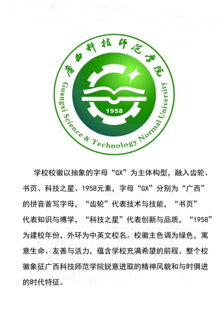 廣西科技師范學(xué)院校訓(xùn)?；? width=