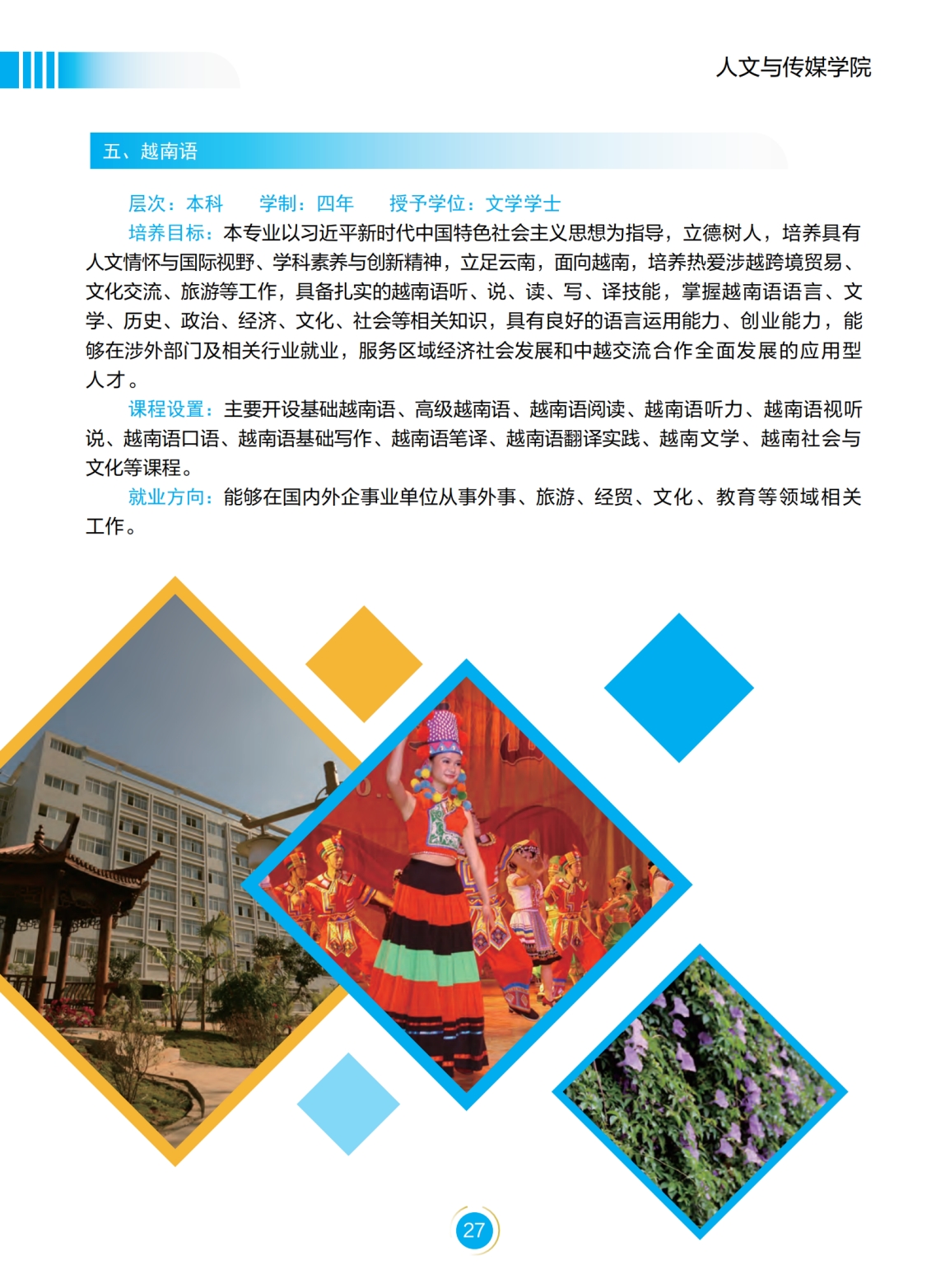 文山學院－2022年招生簡章